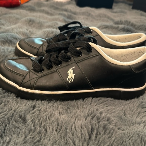 Barely worn Polo Black and White Kicks - Picture 1 of 2